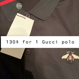 2xl Gucci polo with a bee